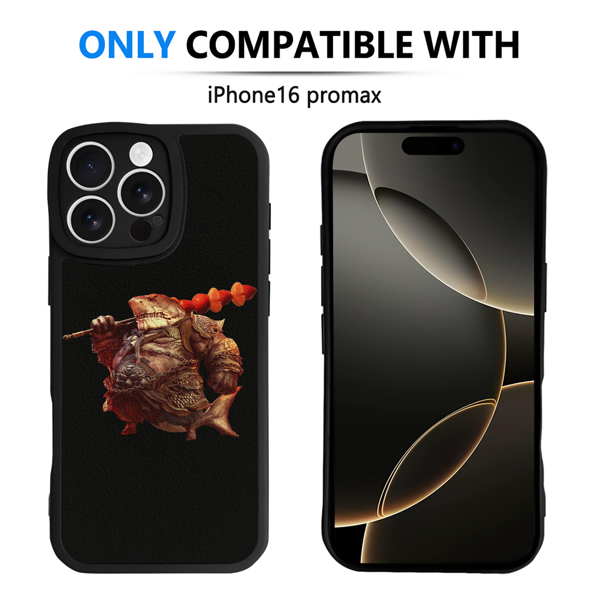 （画像用） Ne Zha 2 ナタ 魔童の大暴れ 【iPhone 16シリーズ対応】シリコンスマホケース（レザー調） 材質：シリコン